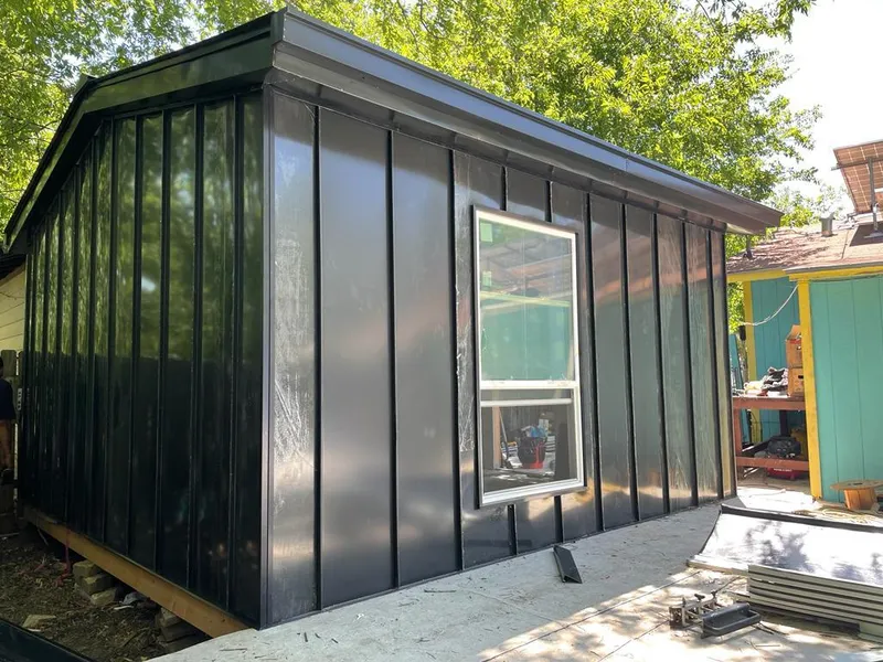 Black standing seam metal wall panels for Roof Inspection in Little Silver